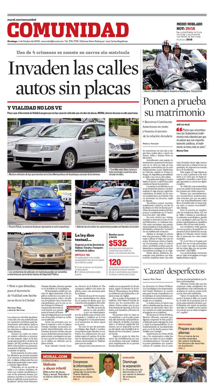 El Mural: Ponen a prueba su matrimonio